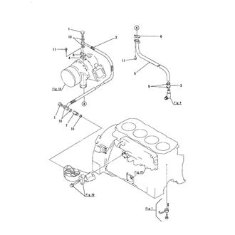 FIG 33. LUB. OIL PIPE(TURBOCHARGER)(4LH-DTZ)