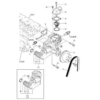 FIG 42. COOLING FRESH WATER PUMP