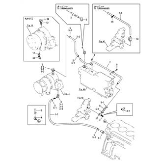 FIG 50. COOLING FRESH WATER  PIPE(TURBOCHARGER)