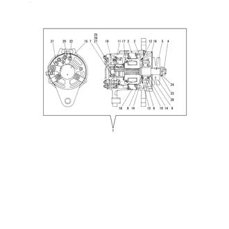 FIG 81. GENERATOR COMPONENT PARTSEARTH TYPE)(4LH-HT/HTZAY)