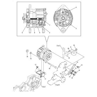 FIG 107. (99A)GENERATOR(EARTH FLOAT TYPE)(BOSCH)