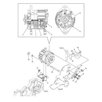 FIG 106. (79B)GENERATOR(EARTH TYPE)(4LH-HT/HTZAY)(BOSCH)