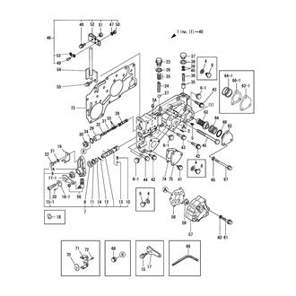 FIG 2. CASE PLATE & HYD. OIL PUMP