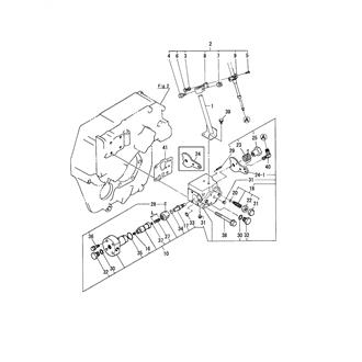 FIG 13. BX TROLLING(TROLLING VALVE)(YX-70,71-1,2,6)(TO MAY 1993)