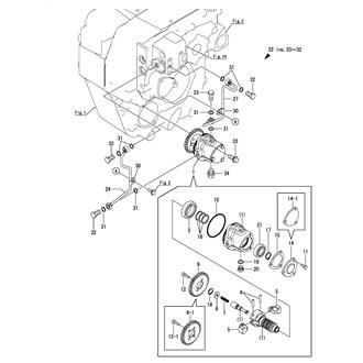 FIG 18. EB TROLLING(GOVERNOR VALVE)(YX-70,71-1,71-6)(FROM JUNE 1993)