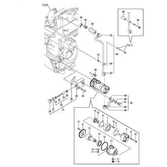 FIG 30. (21A)TRAILING PUMP(A2 TROLLING SPEC.)(YX-71-1)