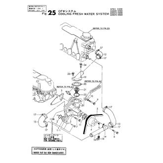 FIG 25. COOLING FRESH WATER PUMP