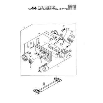 FIG 44. INSTRUMENT PANEL (B TYPE)