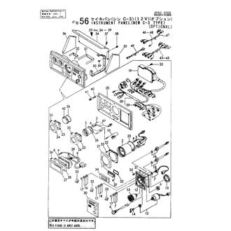 FIG 56. INSTRUMENT PANEL(NEW C-3 TYPE)