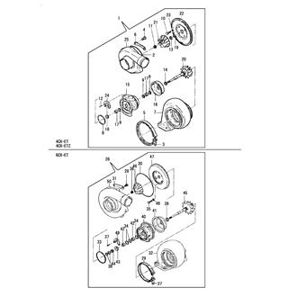 FIG 17. TURBINE(INNER PARTS)(4/6CX-ET)