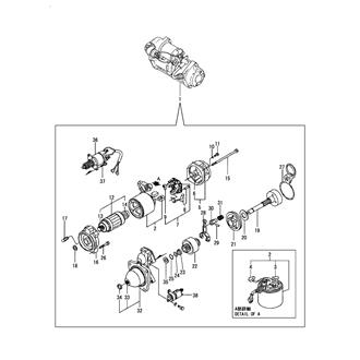 FIG 80. (62A)STARTER MOTOR(INNER PARTS)