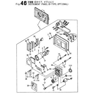 FIG 46. INSTRUMENT PANEL(B-TYPE,OPTIONAL)