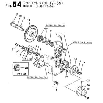 FIG 54. OUTPUT SHAFT(Y-5M)