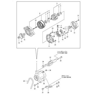 FIG 61. (42B)GENERATOR(1GMY)(DENSO:FROM TO 2012.7)