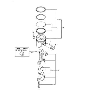 FIG 19. PISTON & CONNECTING ROD