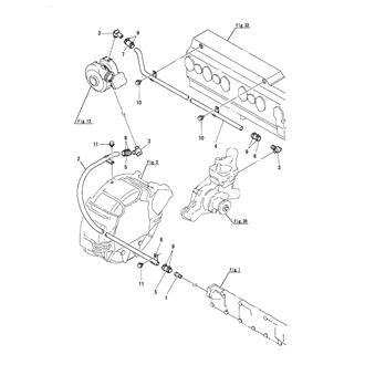 FIG 34. COOLING WATER PIPE(TURBOCHARGE)