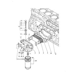 FIG 30. LUB.OIL COOLER & STRAINER