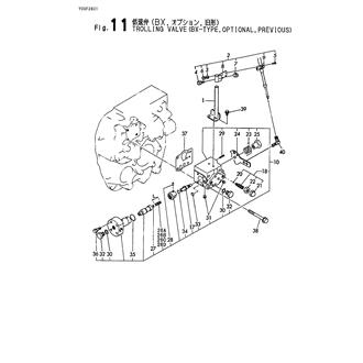 FIG 11. TROLLING VALVE (BX-TYPE,OPTIONAL,PREVIOUS)