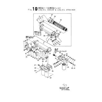 FIG 19. LUB. OIL COOLER & LUB. OIL STRAINER