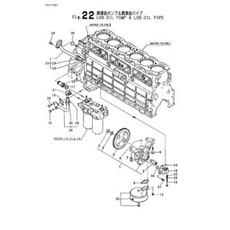 FIG 22. LUB. OIL PUMP & LUB. OIL PIPE