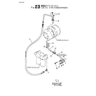 FIG 23. LUB. OIL PIPE(TURBOCHARGER)