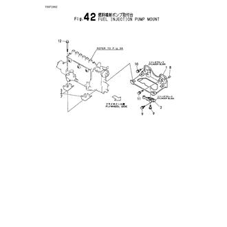 FIG 42. FUEL INJECTION PUMP MOUNT