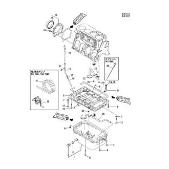 FIG 4. L.O.SUMP & OIL SEAL HOUSING(4LH-UTZ,STZ)