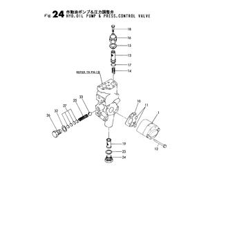 FIG 24. HYD.OIL PUMP & PRESS.CONTROL V