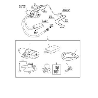 FIG 91. (70C)BILGE PUMP(OPTIONAL)(FROM JAN.,1997)