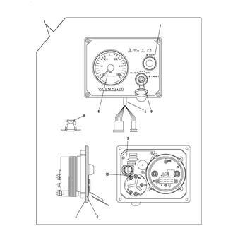 FIG 92. (79A)INSTRUMENT PANEL(B-TYPE/VDO)(OPTIONAL)