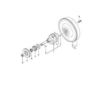 FIG 22. CRANKSHAFT & FLYWHEEL