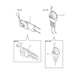 FIG 76. SINGLE LEVER CONTROL(OPTIONAL)