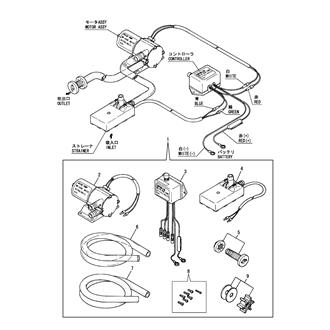 FIG 89. (70A)BILGE PUMP(OPTIONAL)(FROM AUG.,1992)