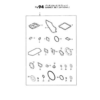 FIG 94. GASKET SET(OPTIONAL)