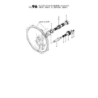 FIG 96. INPUT SHAFT & SUPPORT SHAFT