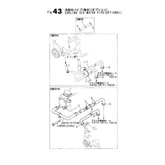 FIG 43. COOLING WATER PIPE(OPTIONAL)