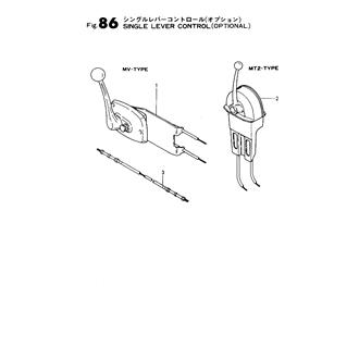 FIG 86. SINGLE LEVER CONTROL(OPTIONAL)