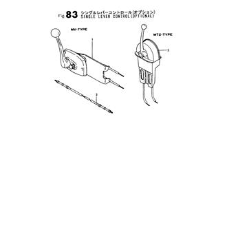 FIG 83. SINGLE LEVER CONTROL(OPTIONAL)