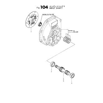 FIG 104. INPUT SHAFT