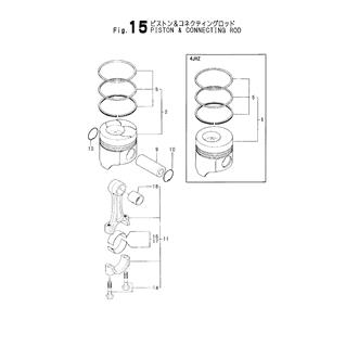 FIG 15. PISTON & CONNECTING ROD