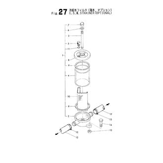 FIG 27. COOLING SEA WATER STRAINER(OPTIONAL)