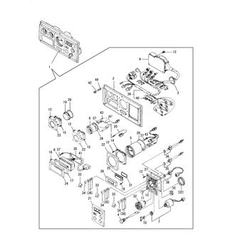 FIG 44. (36A)INSTRUMENT PANEL(12V,C-TYPE)