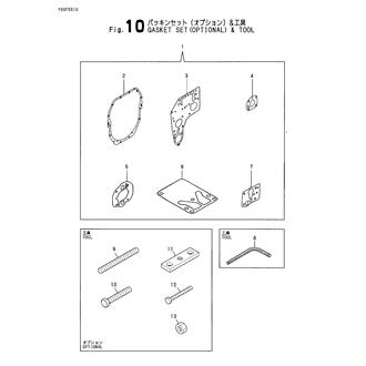 FIG 10. GASKET SET (OPTIONAL) & TOOL