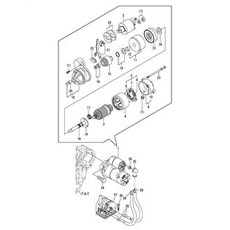 FIG 50. (35A)STARTING MOTOR(12V)(FROM E01560)