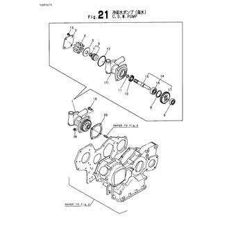 FIG 21. COOLING SEA WATER PUMP