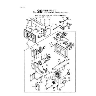 FIG 36. INSTRUMENT PANEL(B TYPE)