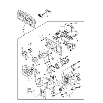 FIG 36. INSTRUMENT PANEL(C-TYPE,OPTIONAL)