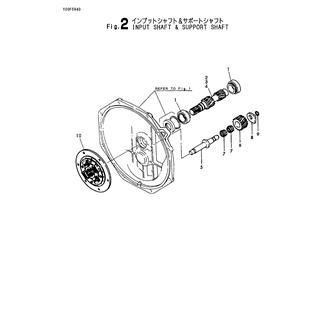 FIG 2. INPUT SHAFT & SUPPORT SHAFT