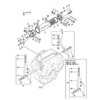 FIG 9. LUB. OIL COOLER(YXH-130-3, 4, 5, 6)
