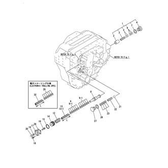 FIG 11. PRESSURE REGULATING VALVE(LUB. OIL) & PRESSURE REGULATING VALVE(HYD. OIL)